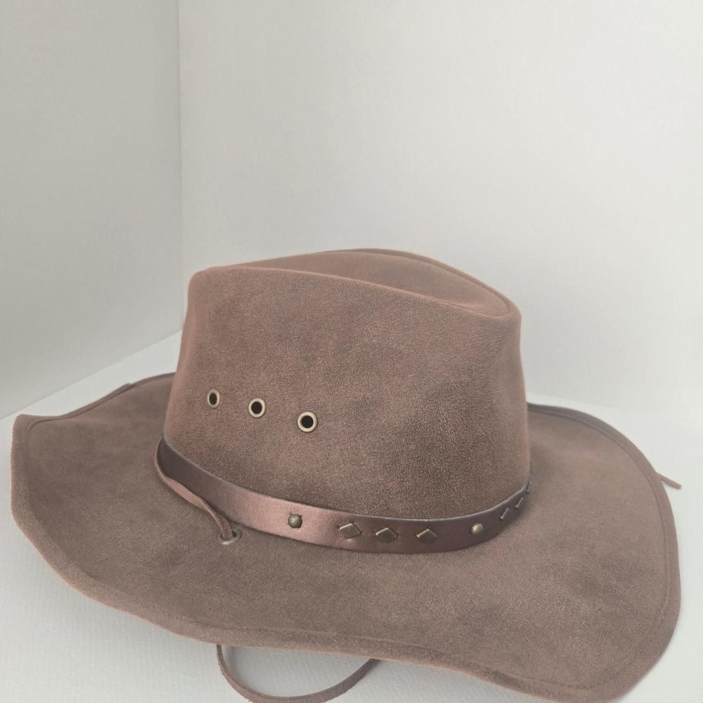 Outback Trading Co Gold Dust Canvas Western Cowboy Hat Brown Small 1478